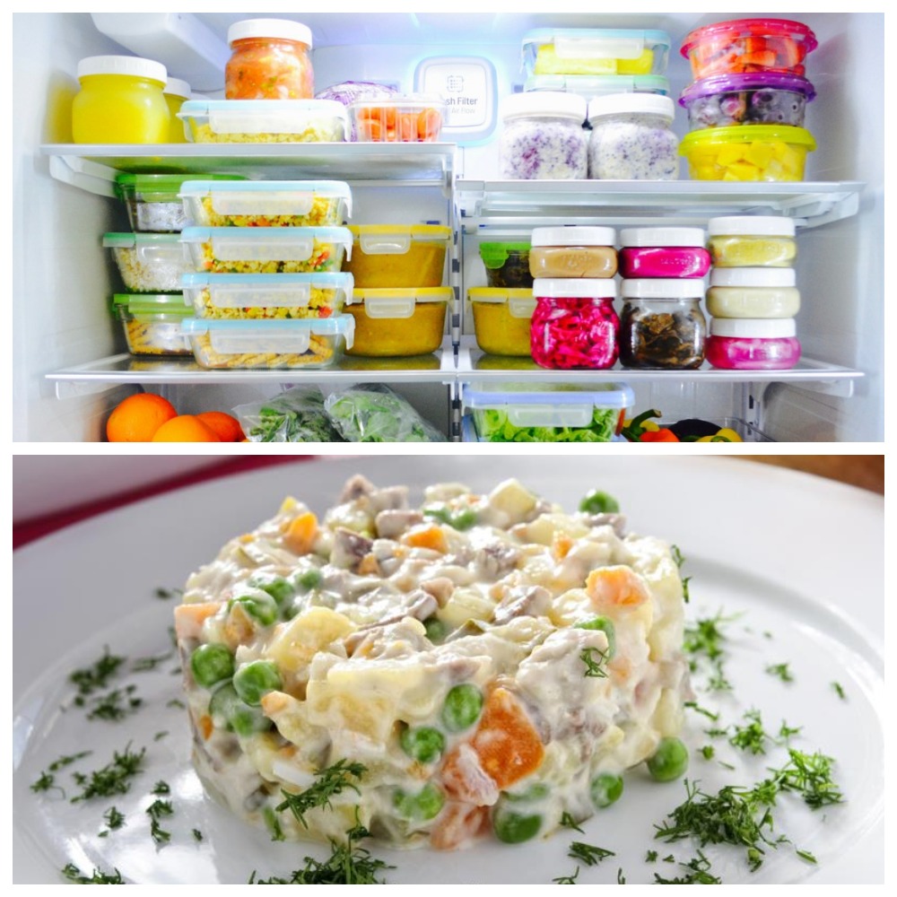 Срок хранения салатов с майонезом в холодильнике и морозильной камере